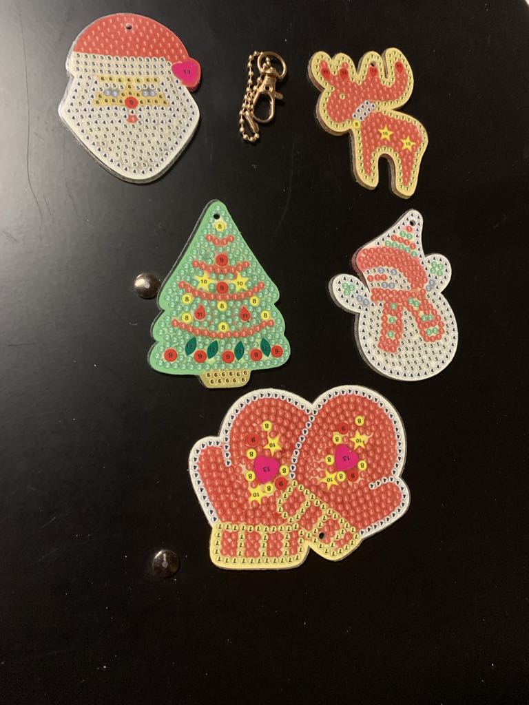 CHRISTMAS KEYCHAINS SET #3