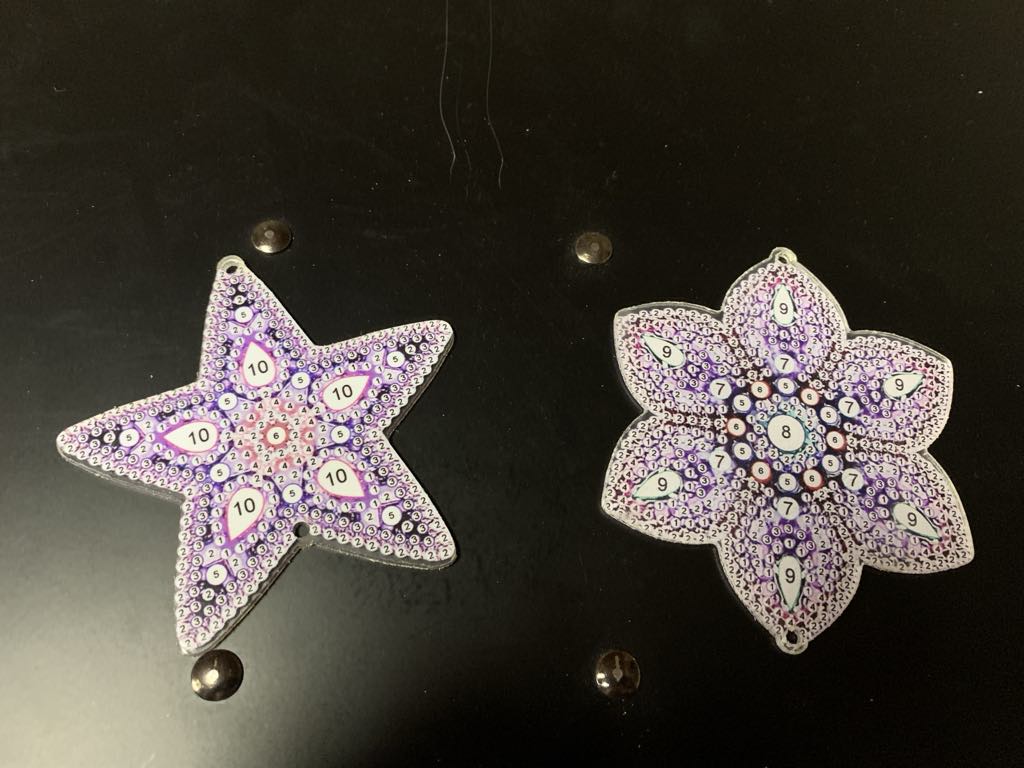 STAR, FLOWER DANGLERS