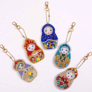 RUSSIAN DOLL KEYCHAINS