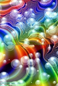 BUBBLES 5D 40X50cm  SQUARE