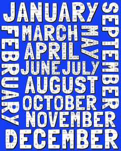 DRILL COUNT CALENDAR 5D 35x45cm ROUND AND SQUARE