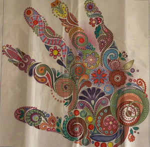 HAND OF COLOR 25x25cm 15% PARTIAL