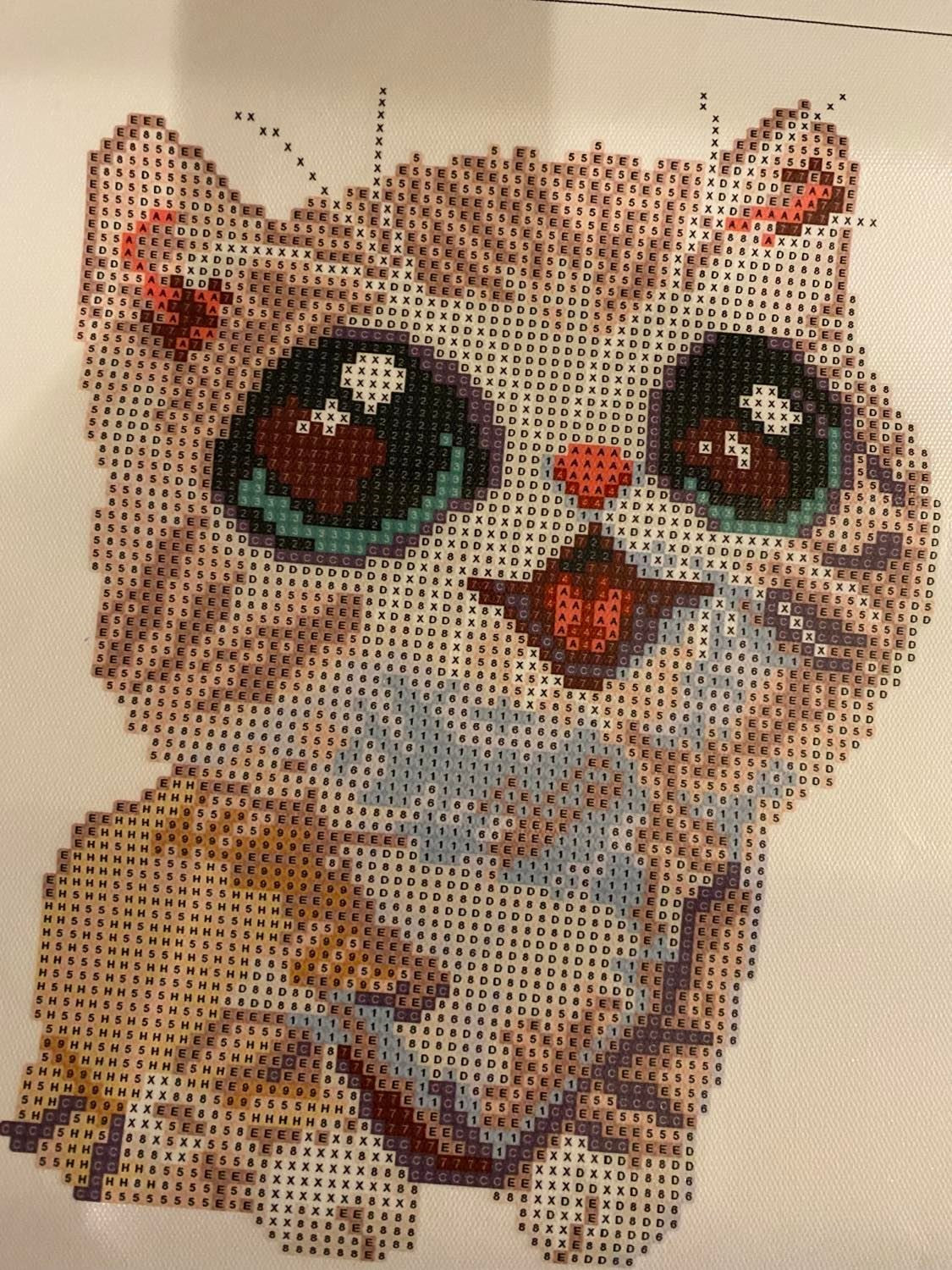 HAPPY KITTY 30x30cm PARTIAL ROUND