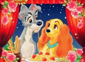 LADY AND THE TRAMP 50x50 5D ROUND AND SQUARE
