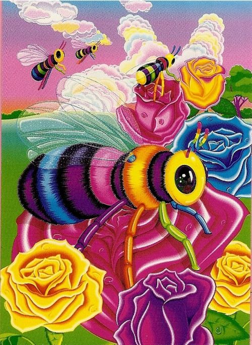 RAINBOW BEE 5D 35X45cm square