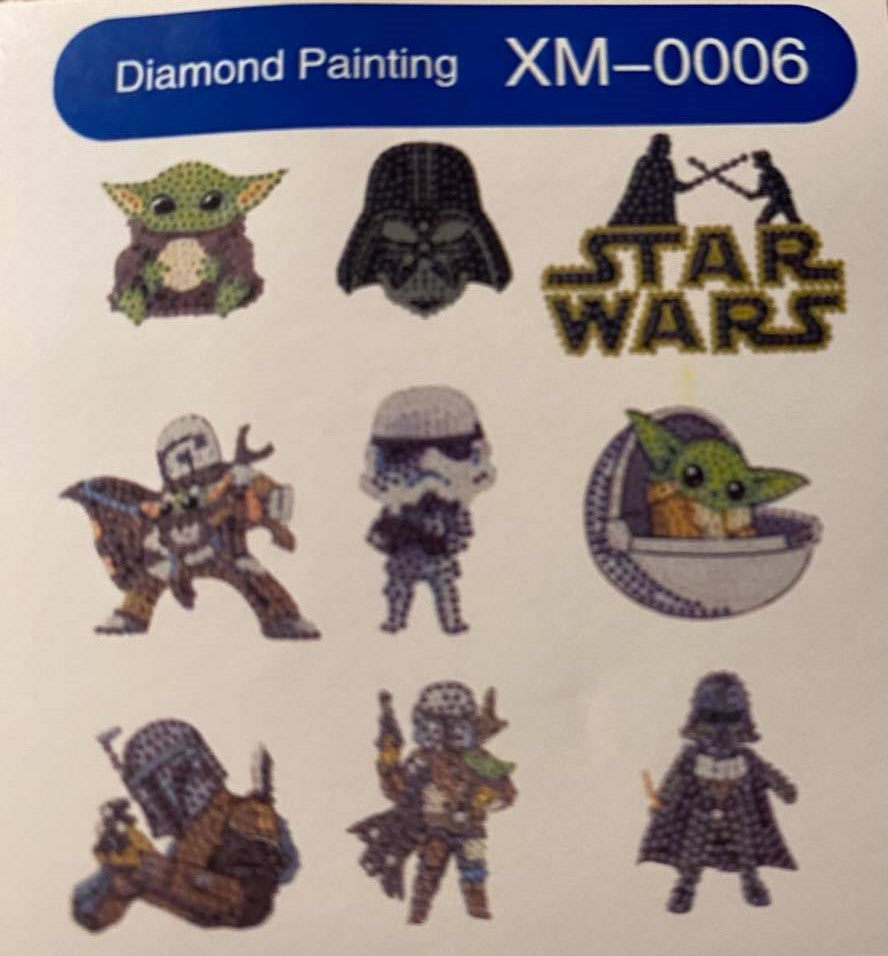 STAR WARS STICKERS – Marion's Painting With Diamonds Shop