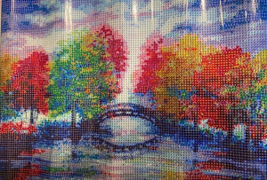 TREE'S OF COLOR 5D 40X30cm ROUND