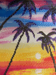 TROPICAL RELAXATION 40X50cm FULL ROUND